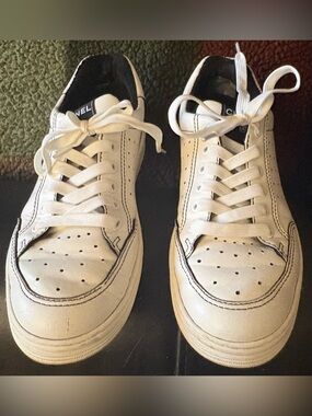 Authentic CHANEL Women’s White Low-Top Perforated Sneakers
